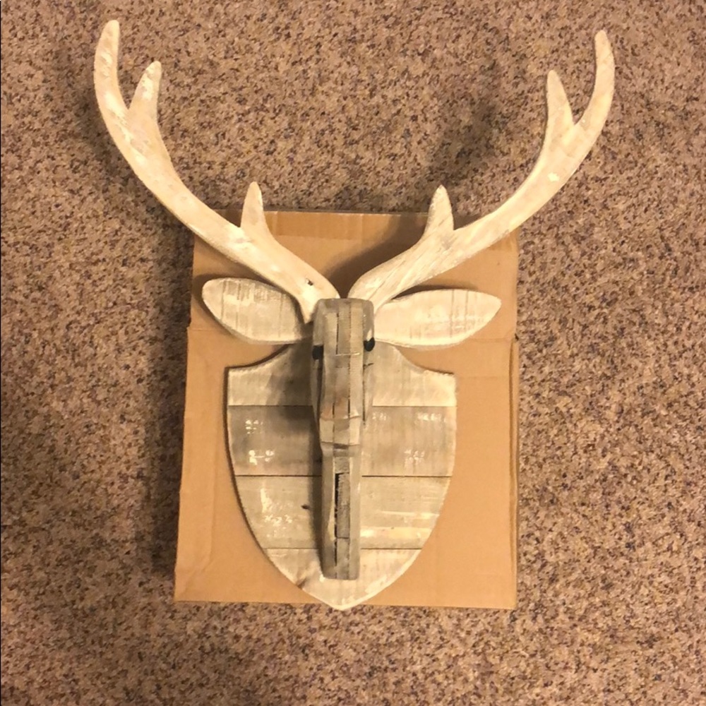 Recycled Wood Deer Head